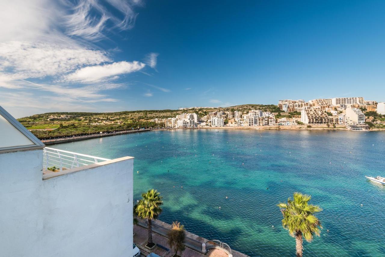 Blue Harbour Seafront Penthouse With Large Terrace With Panoramic Sea Views - By Getawaysmalta Apartment St. Paul's Bay Exterior photo